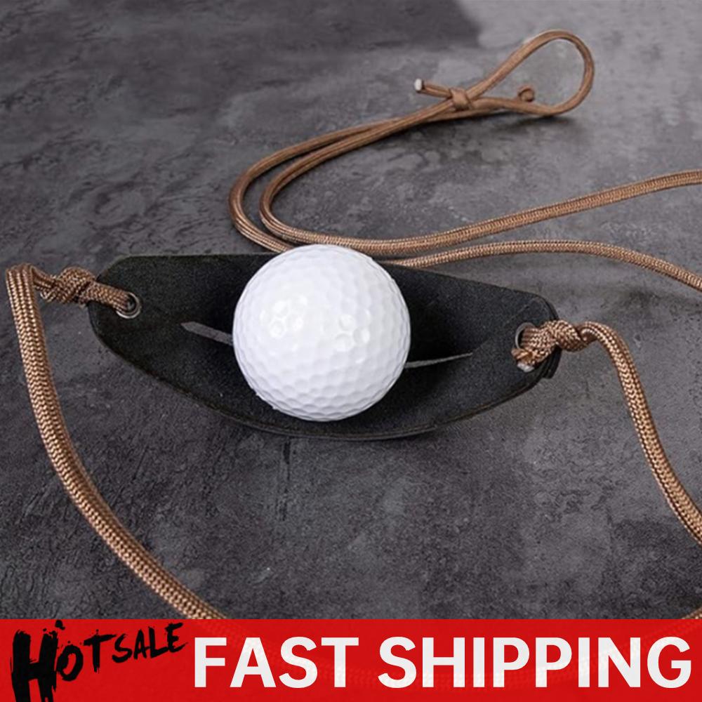 Outdoor Hunting Launcher - Handmade Leather Shepherd Sling Old-Fashioned Slingshot