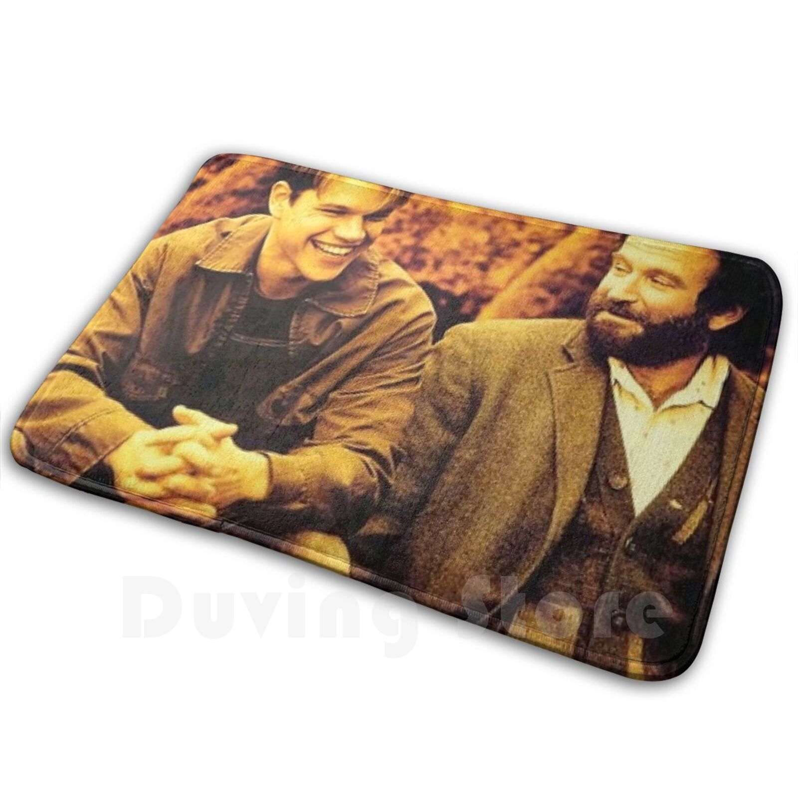 Hunting Outdoor Rug - Williams Matt Damon Poster Carpet Mat
