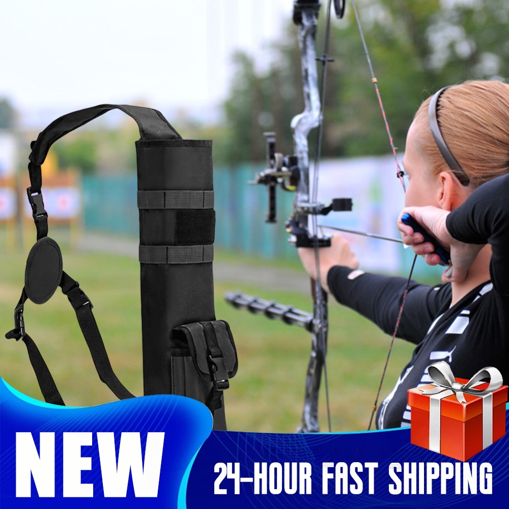 Quiver Arrow Back - Archery Quiver with Molle System Pocket