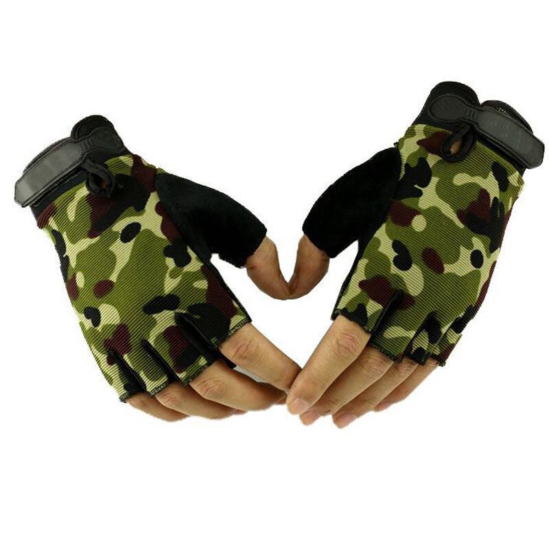 Outdoor Hunting Bike - Cycling Tactical Half Finger Gloves Outdoor