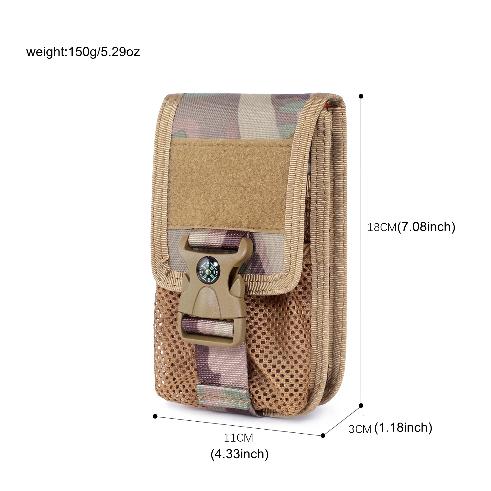 Molle Double-layer Mobile Phon - Hunting Outdoors Card 评论和价格