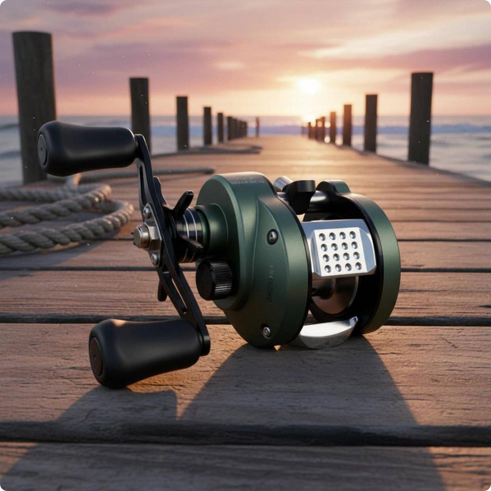 High Drag Fishing Reel Metal F - Outdoor Hunting Gear Store 评论和价格