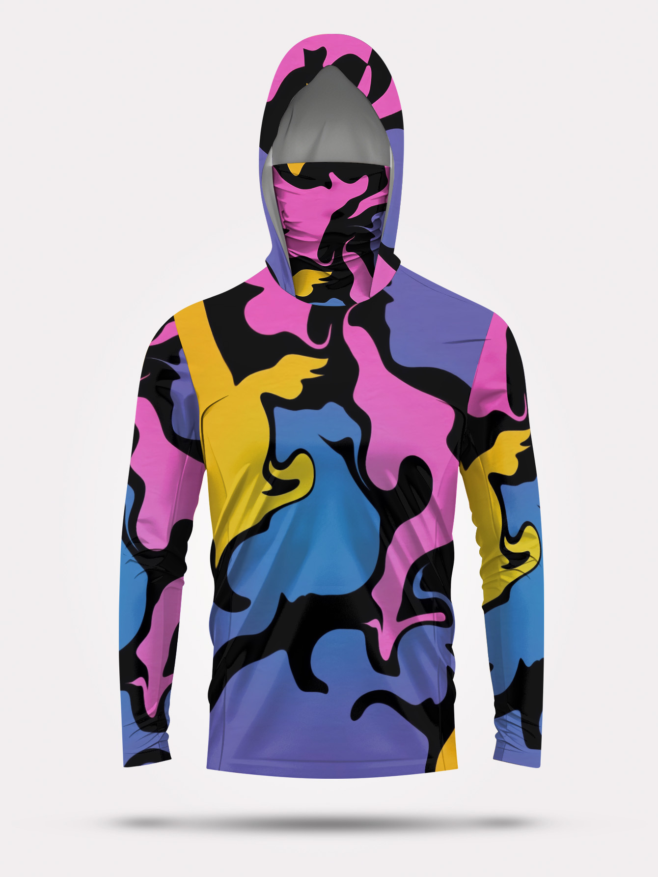 Fishing hooded sweatshirt men' - Outdoor Hunting Prints 评论和价格