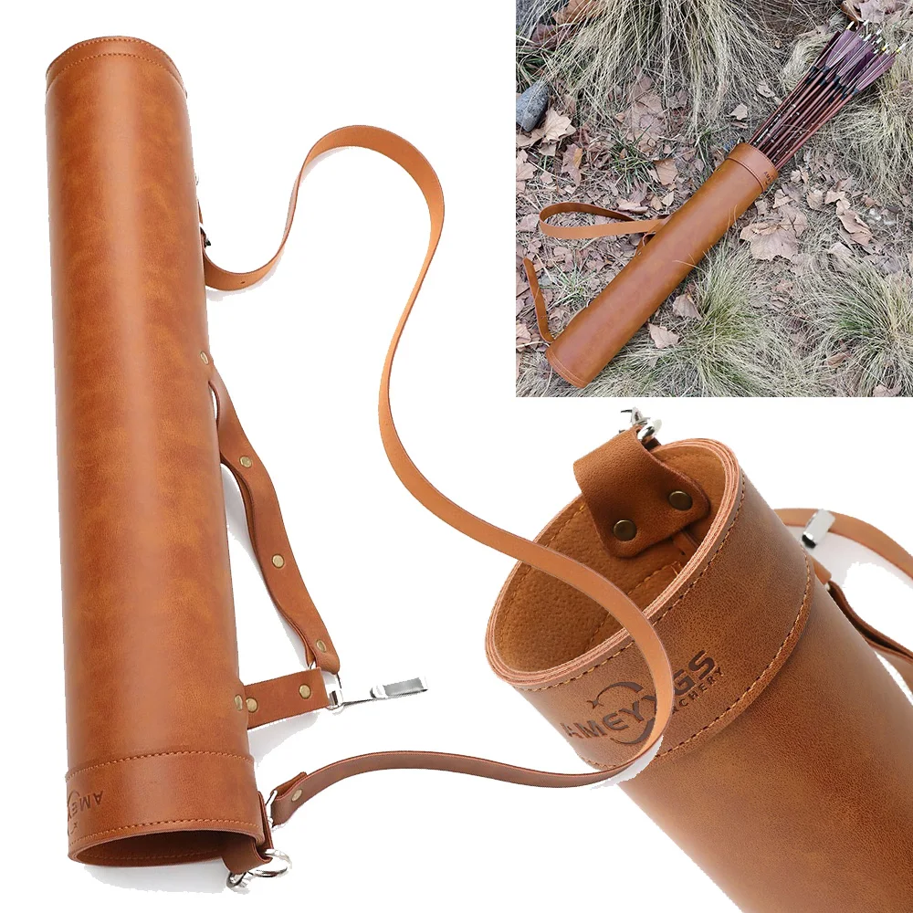 1pc Traditional PU Leather Bac - Quiver Arrow Back 评论和价格