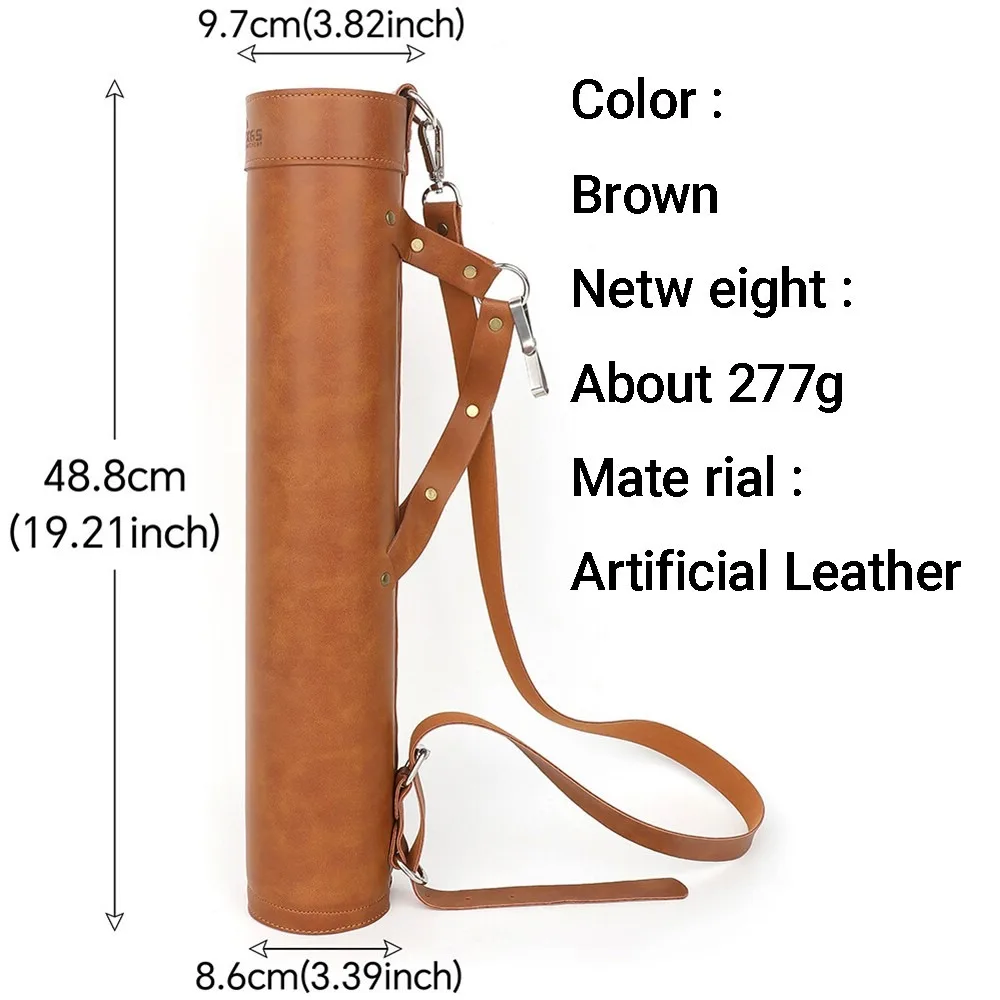 1pc Traditional PU Leather Bac - Quiver Arrow Back 评论和价格