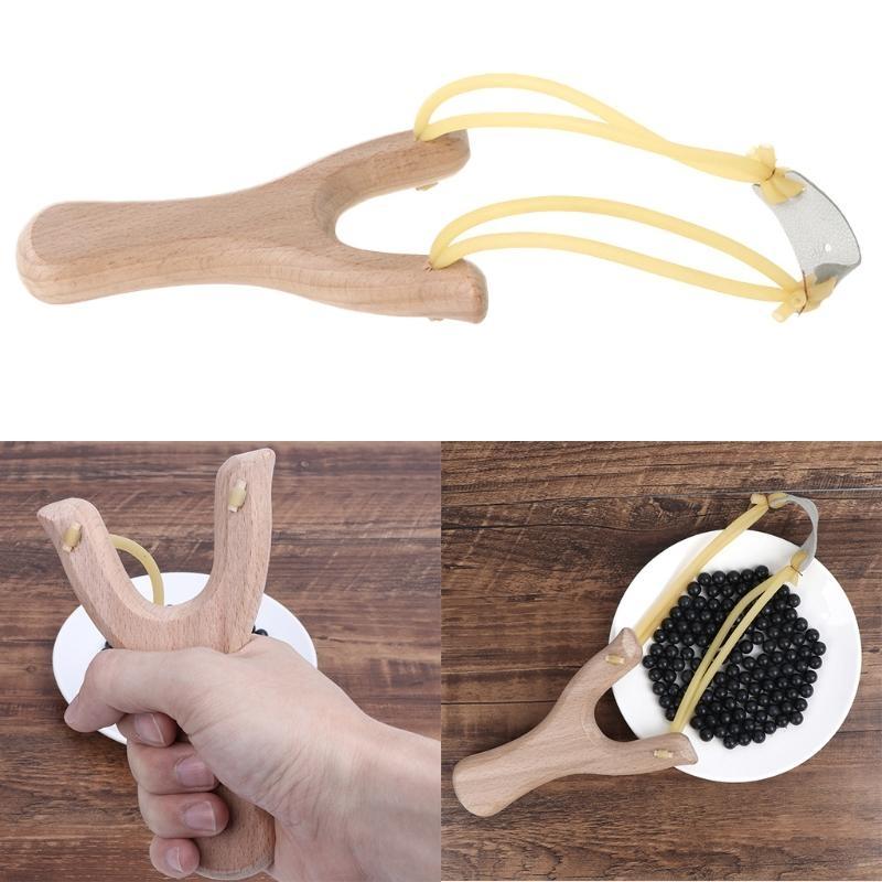 Natural Wooden With Rubber Ban - Outdoor Hunting Launcher 评论和价格