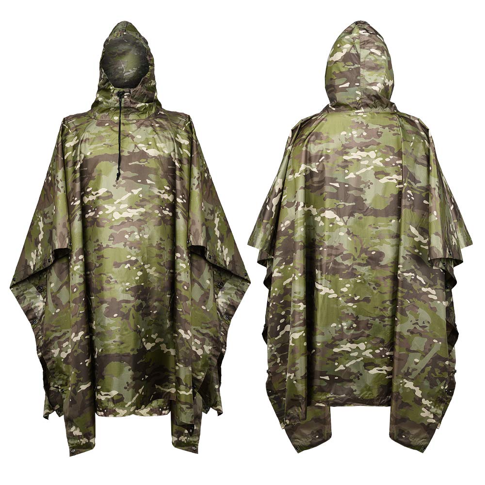 Tactical Raincoat Breathable O - Outdoor Hunting Prints 评论和价格
