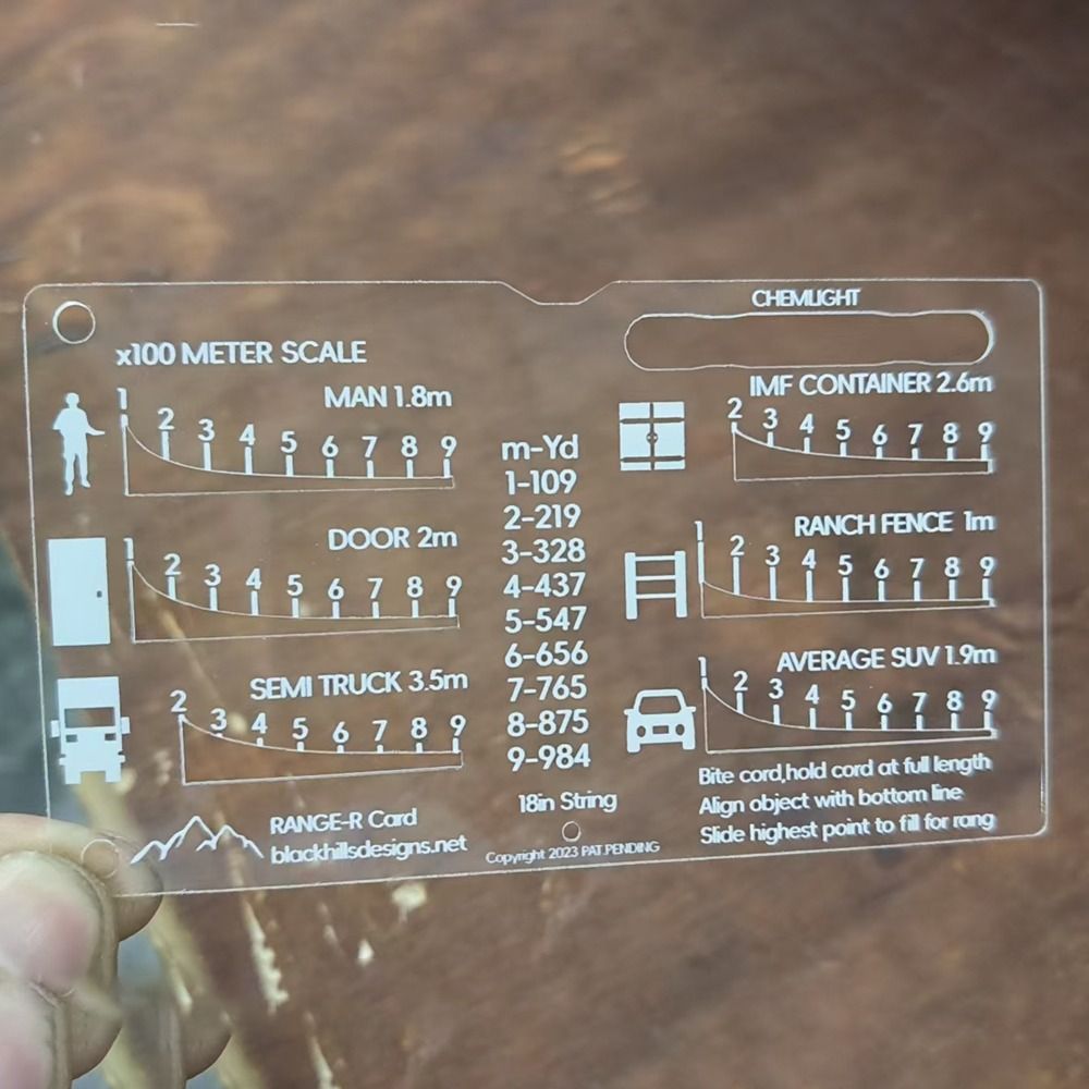 Outdoors Range Finder Card Ran - Hunting Outdoors Card 评论和价格