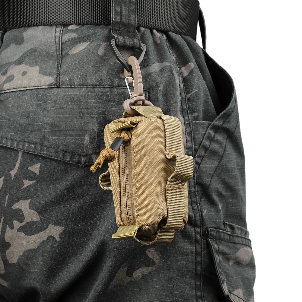 Tactical EDC Pouch Zipper Key  - Hunting Outdoors Card 评论和价格