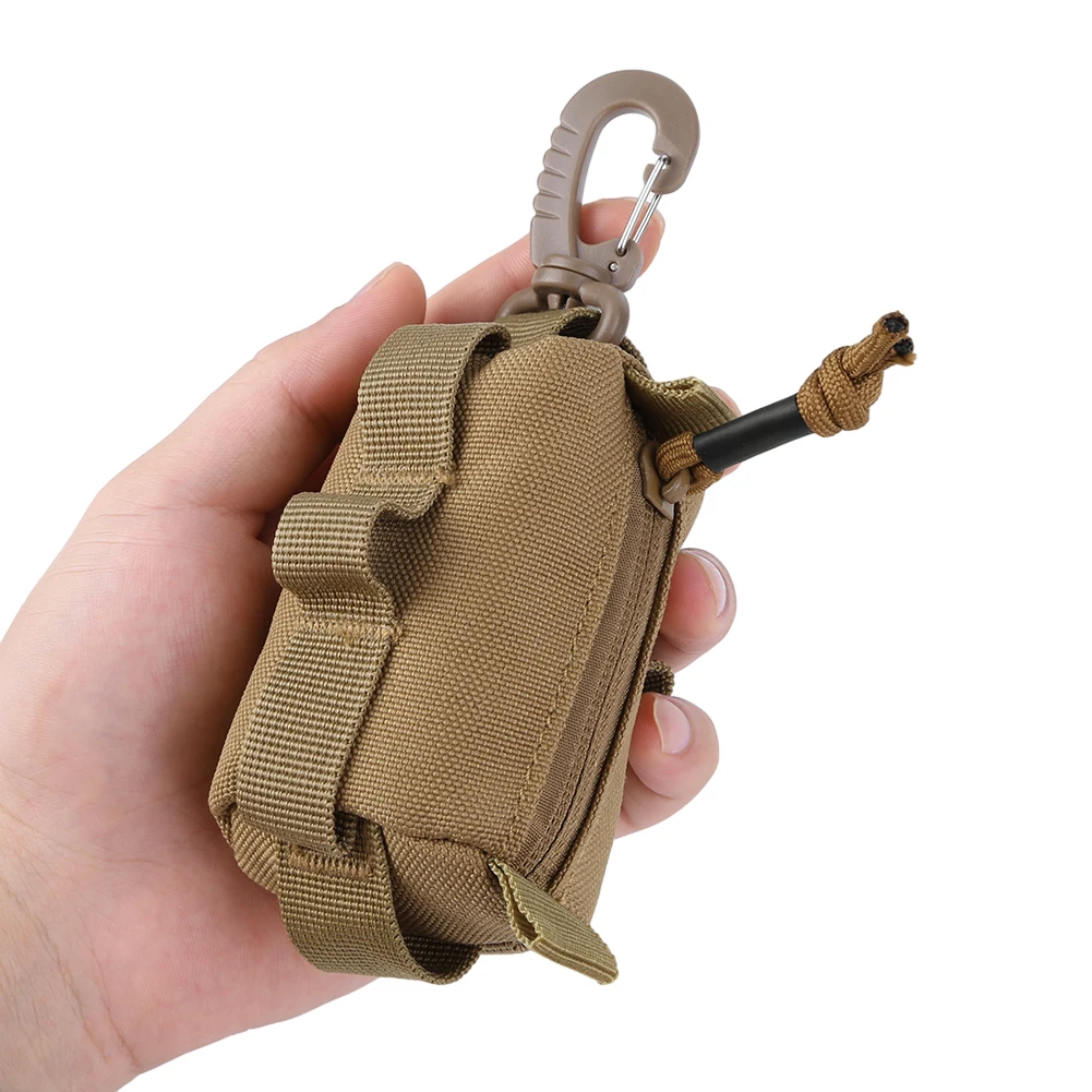 Tactical EDC Pouch Zipper Key  - Hunting Outdoors Card 评论和价格