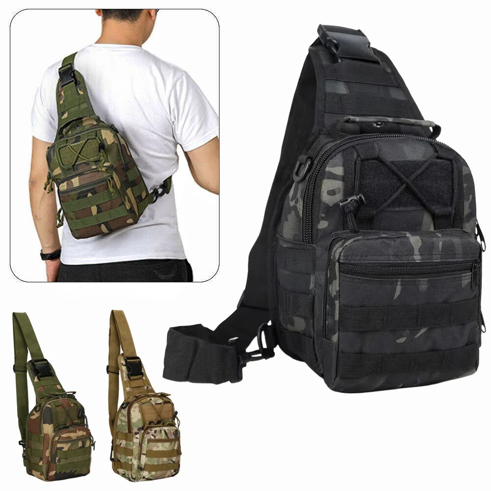Waterproof Crossbody Chest Bag - Outdoor Hunting Bike 评论和价格