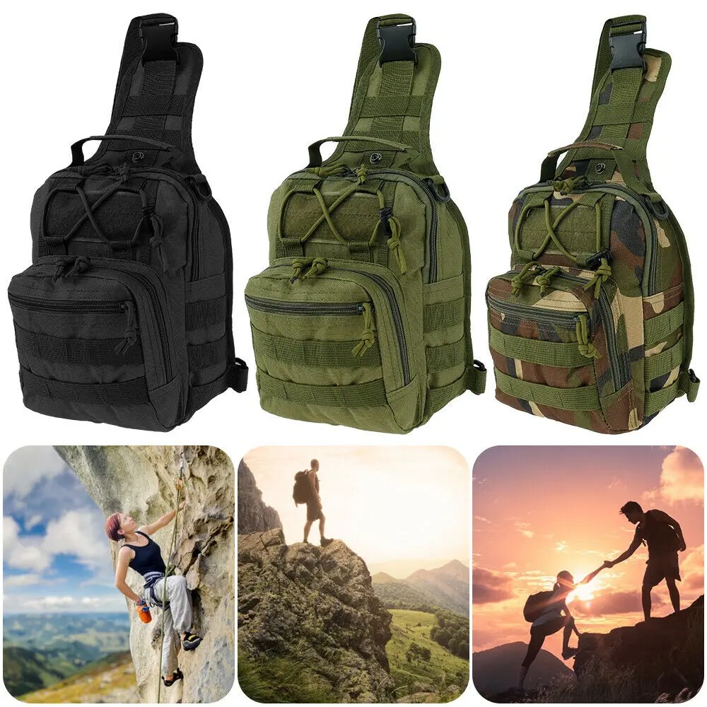 Waterproof Crossbody Chest Bag - Outdoor Hunting Bike 评论和价格