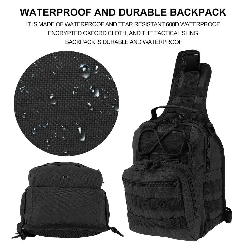 Waterproof Crossbody Chest Bag - Outdoor Hunting Bike 评论和价格