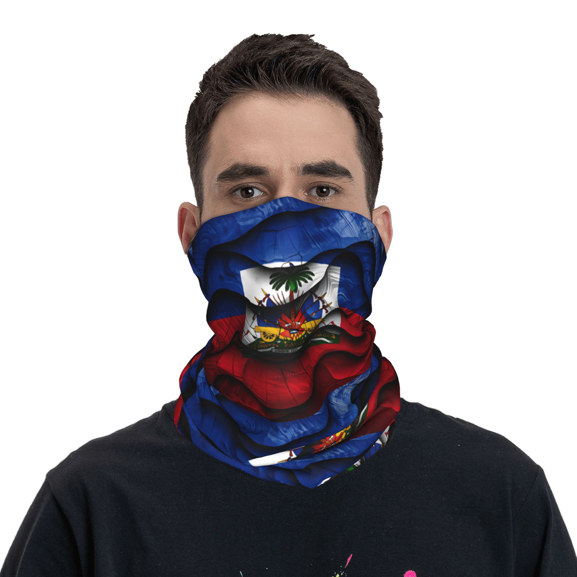 Haiti Flag Balaclava  Hunting  - Outdoor Hunting Prints 评论和价格