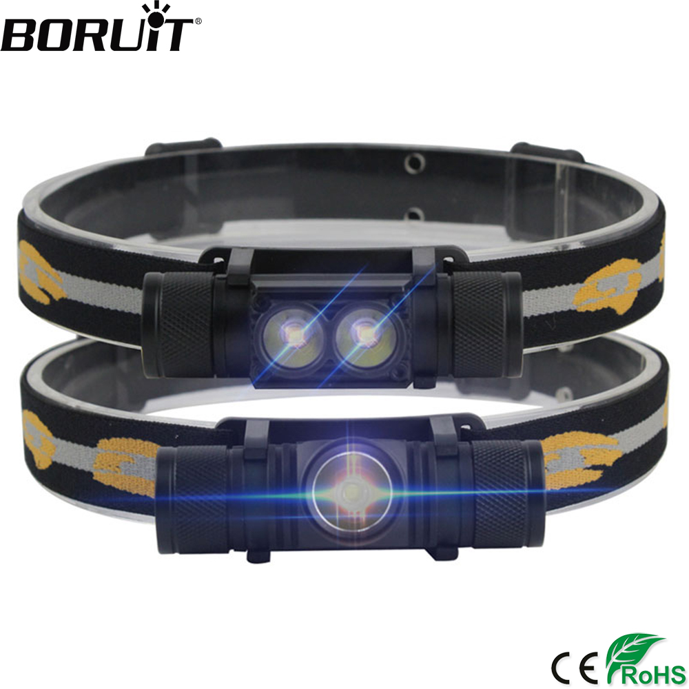 BORUiT LED Mini Headlamp High  - Outdoor Hunting Bike 评论和价格