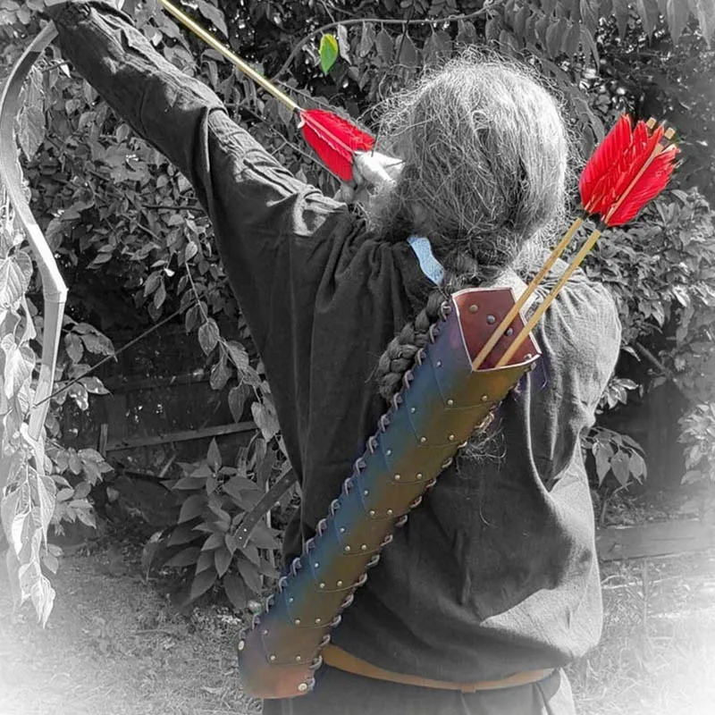 Medieval Steampunk Archery Arr - Quiver Arrow Back 评论和价格
