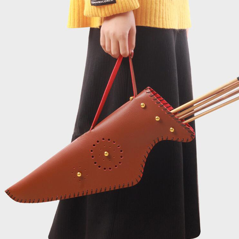 Traditional PU Leather Archery - Quiver Arrow Back 评论和价格