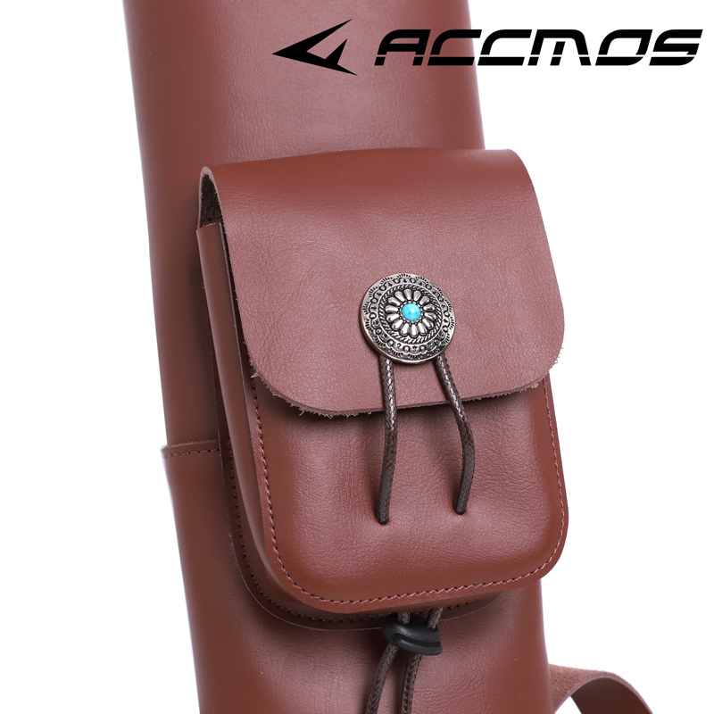 Archery Cowhide Leather Horseb - Quiver Arrow Back 评论和价格